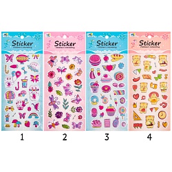 наклейки объёмные ассорти