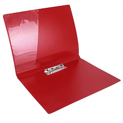 папка с зажимом и карманом а4 красная