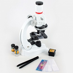 микроскоп с подсветкой. игрушка.