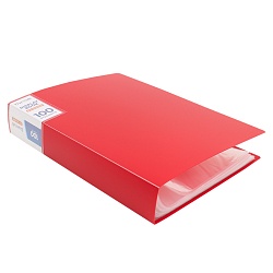 папка 100 файлов 700мкм красная