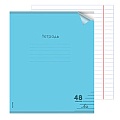 Тетрадь  48л линейка "Пастель"  обложка plastic cover