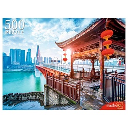 пазлы  500 элементов восточный город