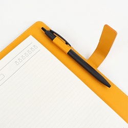 ежедневник а5 недатиров. 100л обложка кож.зам. на кольцах с магнитной застёжкой