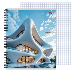 тетрадь  48л кл. на гребне "необычная архитектура"