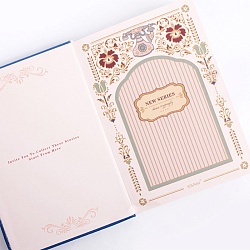 Блокнот 11,6*16,5см 112л обложка карт. с тиснением "золото"