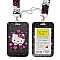 бейдж hello kitty 7х11 см, с цветной лентой