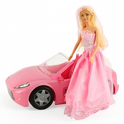 куколка невеста в авто. игрушка