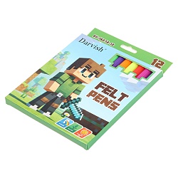 фломастеры 12цв  "моя игра" кар. кор