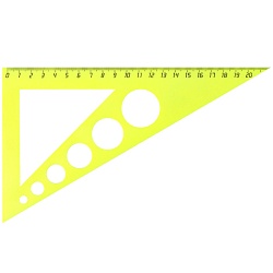 треугольник с окружностями 20см 30°  ассорти рб