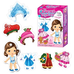 одень куклу. "малышка машенька" (на липучках)