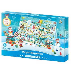 игра настольная ходилка "снежная"