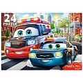 Пазлы-макси 24 элементов Городские машинки-помощники