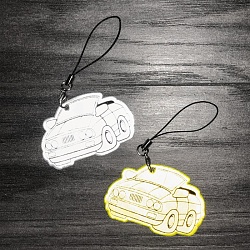 светоотражающий брелок машина