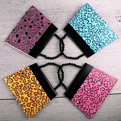 Блокнот-сумочка  8,5*12см 36 листов с леопардовым узором