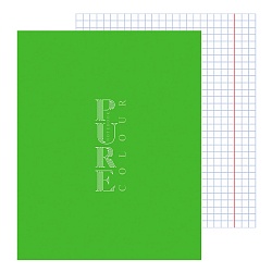 тетрадь  48л кл. purecolour "фисташка" обложка мел картон