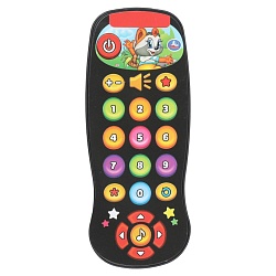 пульт чёрный 12+ песен, мелодий и звуков. на блист. 