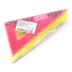 треугольник 13см 30° neon crystal ассорти стамм