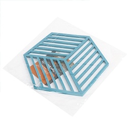 подставка под горячее в форме шестигранника ассорти