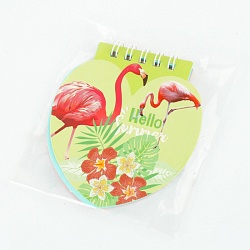 Блокнот A7  40л "Flamingo" на спирали
