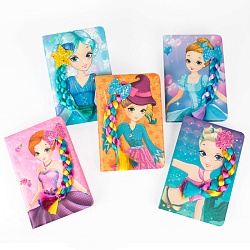 Блокнот А5  96л "Модницы" ассорти