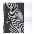 Тетрадь  А4  60л кл. на гребне "Абстрактный дизайн-6"