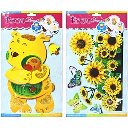 наклейки с объемным 3d рисунком размер планшета 21*36см