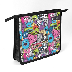 папка для тетрадей а5 на молнии "party"