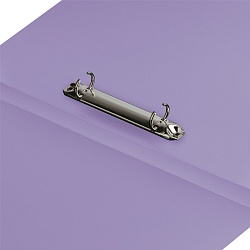 папка с 2-мя кольцами 25мм 500мкм пастель фиолетовая