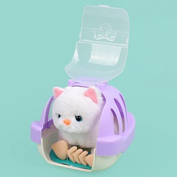 игровой набор "котик  в переноске"