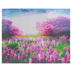 алмазная живопись  40*50см  цветочное поле