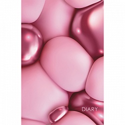 ежедневник недатированный  а5 112л розовые камни обложка матовая ламинация