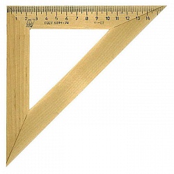 треугольник 16см 45° деревянный