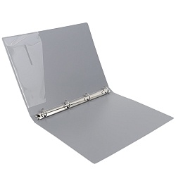 папка с 4-мя кольцами 25мм 700мкм серая