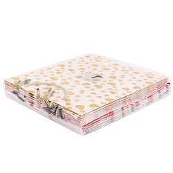 пакет подарочный 26*32*10см  "сердечки"