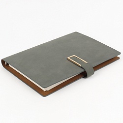 ежедневник а5 недатиров. 100л обложка кож.зам. на кольцах с магнитной застёжкой