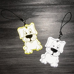 светоотражающий брелок собака