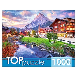 пазлы 1000 элементов город в швейцарии