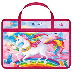 папка детская с ручками "сказочный единорог"