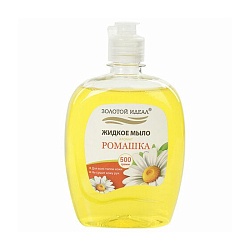 мыло жидкое 500гр золотой идеал "ромашка" флип топ