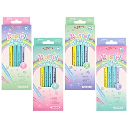 фломастеры  6цв  на водной основе