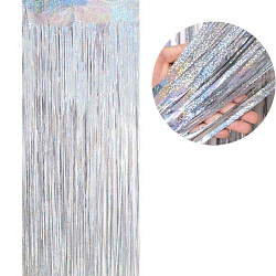 шторка для фотозоны 1*2м серебро