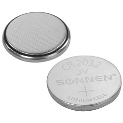 батарейки sonnen cr2032 комплект  2шт  в блистере 