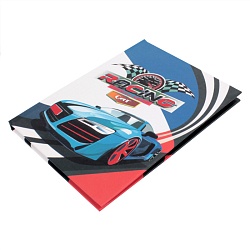 Блокнот подарочный  11*15см 50л "Гонки"