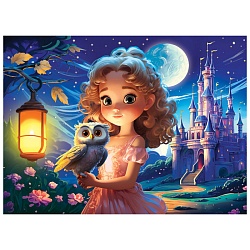 пазлы  160 элементов принцесса с совой