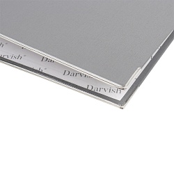 папка-регистратор  а4 5 см серая с мет. окантовкой