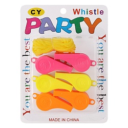 праздничный набор "свистки" 6 шт/уп