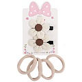 Аксессуары для волос в наборе (2 заколки-зажима+ 4резинки)