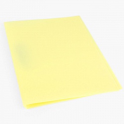 папка с зажимом и карманом а4 ice жёлтая