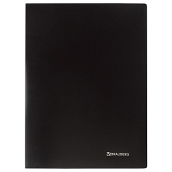 папка с 2-мя кольцами 21мм 0,5мм чёрная