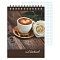 Блокнот 10*14см  60л  "Кофе" на гребне